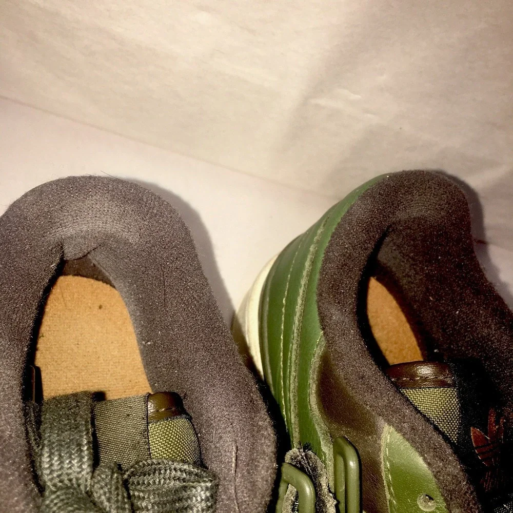 Adidas Forum Low HQ9125 Olive Mesa US Size 7.5 Leather